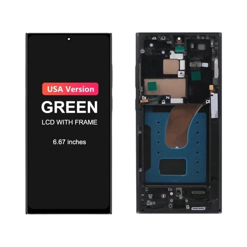 Tela AMOLED LCD Touch Screen Digitalizador Samsung S23 Ultra Para